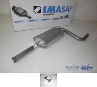 Imasaf Auspuff Mitteltopf+Anbauteile für Renault Espace IV 2.0+2.2 Dci+Grand
