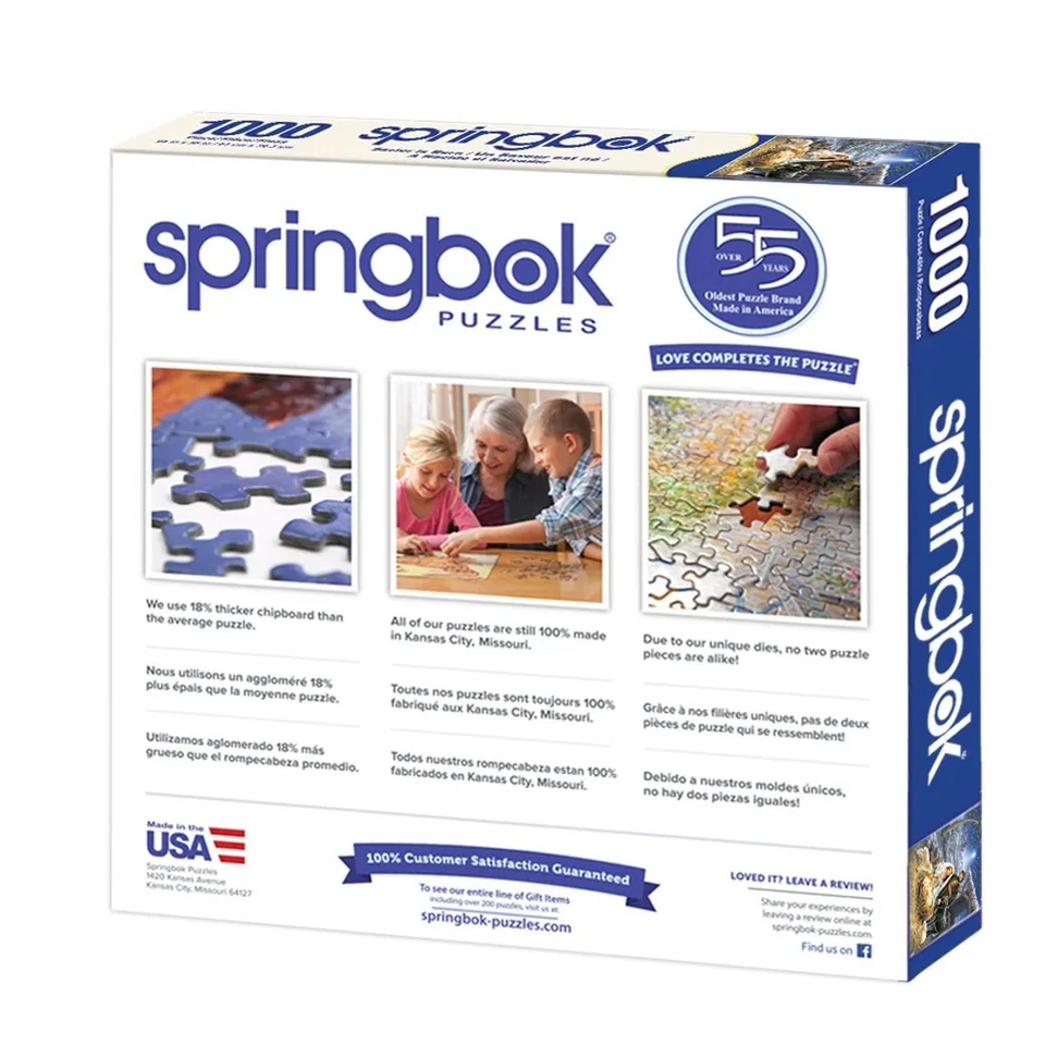 Christmas Jigsaw Puzzle by Springbok  Savior is Born 1000 Piece USA Made - Image 4 of 4