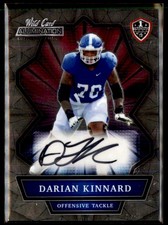 2021 Wild Card Alumination NIL #ANBC-A Darian Kinnard Autographs Auto