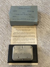 Vintage Tool Gauge 8mm / 16mm Film Presto Splicer Made In USA