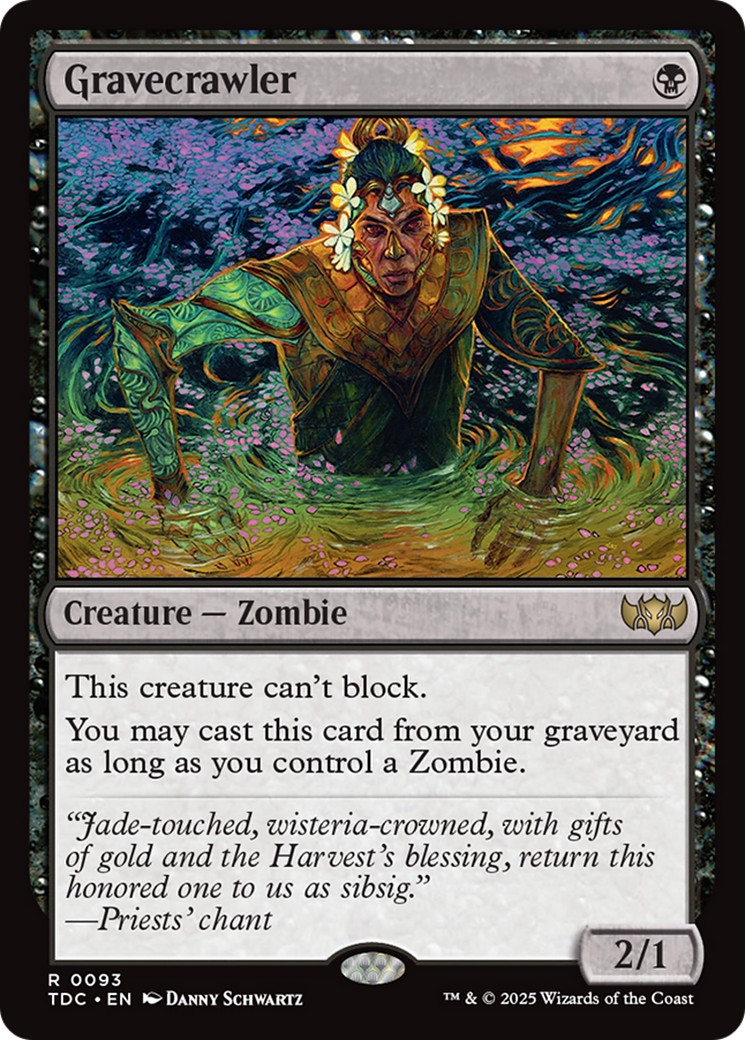 Gravecrawler #93 | Near Mint | Tarkir Dragonstorm Commander TDC Magic MTG
