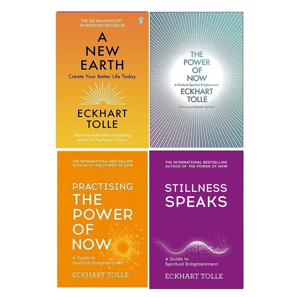 Eckhart Tolle Collection 4 Books Set A New Earth, Stillness Speaks, Power of Now