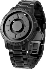Magnetic Watch Floating Balls Dial 40Mm Swiss Qtz 3/5ATM 20Mm Strap