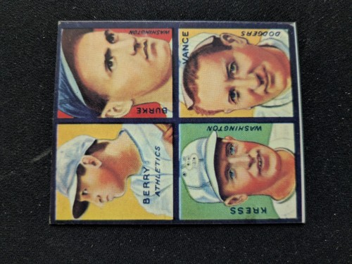 Berry, Burke, Kress, Vance #4C card