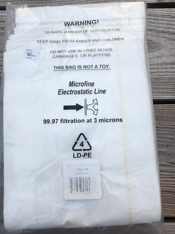 Bissell Commercial Big Green Commercial Vacuum Bag Replacement Filter Bag 10 - Image 2 of 2