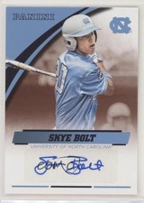 2016 Panini North Carolina Tar Heels Auto Skye Bolt #SB-NC Auto o6n