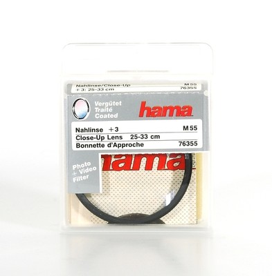 Hama Nahlinse +3 Close Up Lens Ø 55mm close up lens macro lentille - (9237)