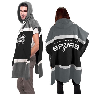 San Antonio Spurs NBA Hoodie Poncho (one Size Fit Most)