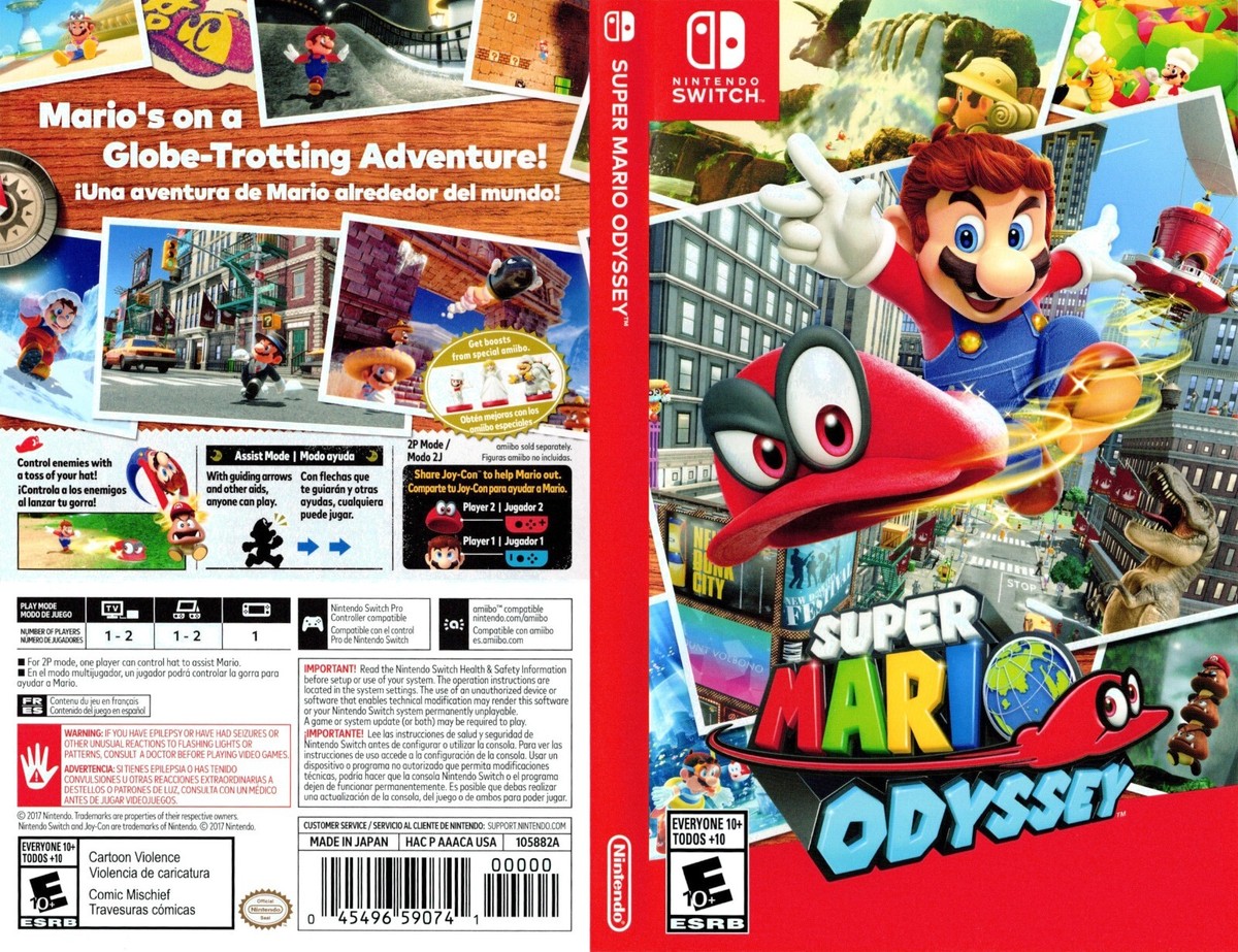 Buy Nintendo Switch Game - Super Mario Odyssey online | eBay
