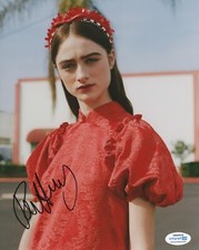 Raffey Cassidy Sexy Signed Autograph 8x10 Photo