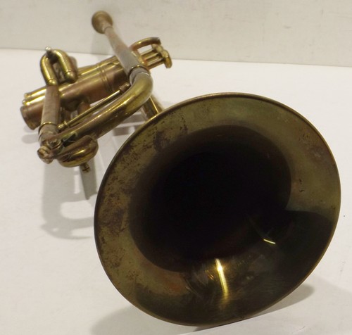 Old Bespielte Trumpet Hopf 6301 Handmade With Mouthpiece U.Suitcase Collector - Picture 6 of 12