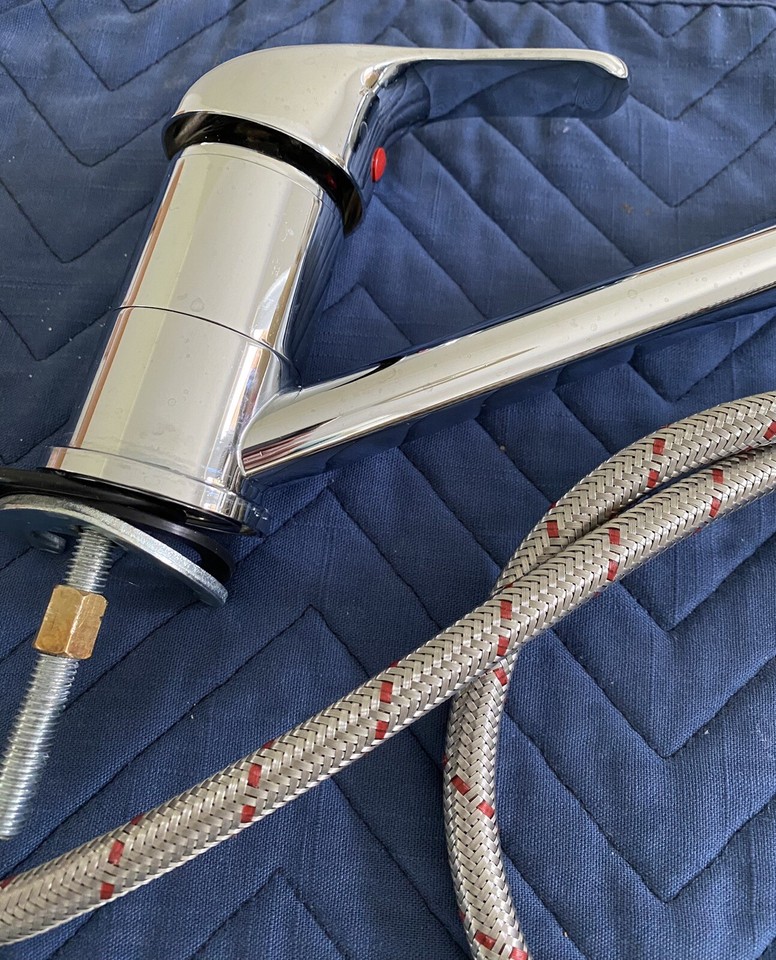 Kitchen Sink Mixer Tap Swivel Spout Chrome eBay