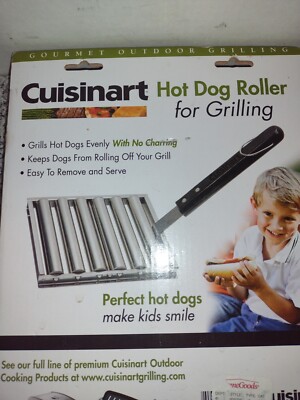 Cuisinart Hot Dog Roller. Steel - 6 Rollers. NEW In Box.