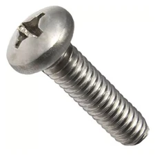 8-32 Phillips Pan Head Machine Bolts Stainless Steel All Sizes