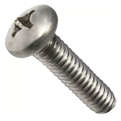 8-32 Phillips Pan Head Machine Bolts Stainless Steel All Sizes
