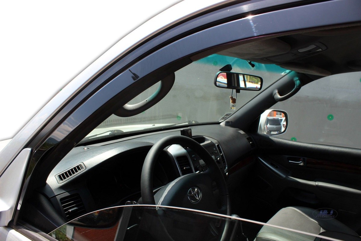Deflettori D'aria Anteriori Car Lux Per Toyota Land Cruiser J120 (dal 2003) - Stile E Comfort - Foto 9