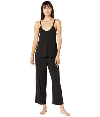 Skin Organic L85629 Calista Women's Cami Shelf Bra Crop Pants Set Size 3