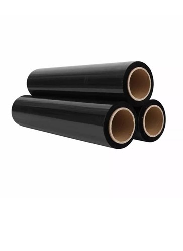 Black Stretch Film Hand Use 500mm 25UM Pallet Shrink Wrap - Picture 4 of 5
