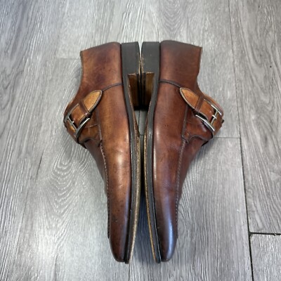 Magnanni 12437 Single Monk Strap, Brown MAde In Spain And 9M Magnanni 12437 Single Monk Strap, Brown MAde In Spain And 9M  main image 4