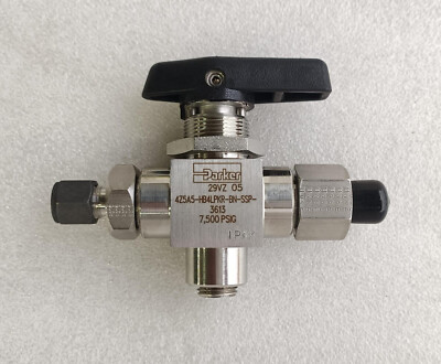 #ad Parker High Pressure Ball Valve 4Z5A5 HB4LPKR BN SSP 3613 7500 PSIG 29VZ 05 $289.00