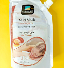 Dead Sea Mud Mask Natural Organic Face Body Hair With Argan Oil 3in1 Beauty