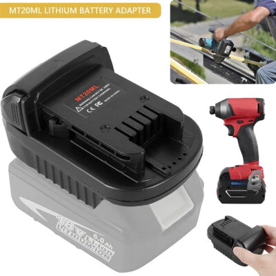 Battery Adapter Converter for Makita 18V to Milwaukee 18V Tool Adapter Converter