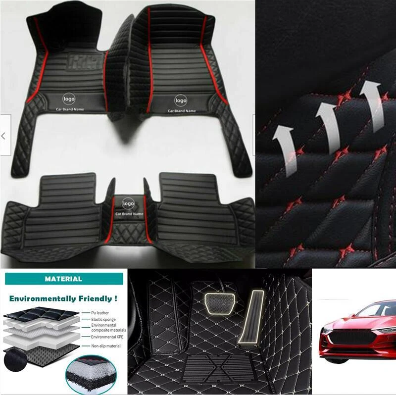 All Weather For Subaru XV Crosstrek Car Floor Mats Handmade Waterproof Carpets - Изображение 3 из 4