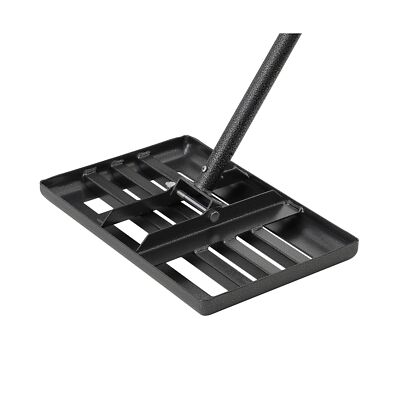 Lawn Leveling Rake, 17x10 Heavy Duty Lawn Leveler with Adjustable Handle Dirt...