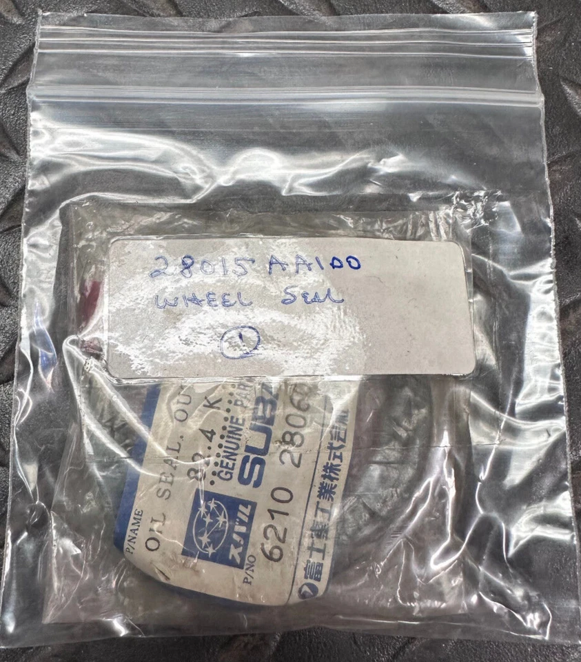 Sello de aceite de rueda trasera Subaru - 621028060 - para Subaru GL, XT y otros Foto 2 de 4