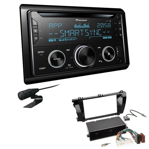 Pioneer Autoradio Bluetooth USB Einbauset FüR Toyota Corolla Stufenheck Ab 2014-image