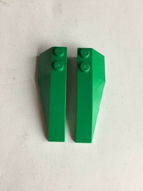 LEGO Parts: 1x2x6 Right & Left Wedge Set, 41747 & 41748, Green | eBay