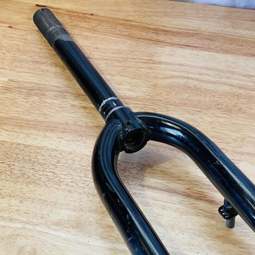 Steel Mountain Bike Fork 1-Inch Threaded 26 209 Steerer 390 AtoC Black - Picture 11 of 12