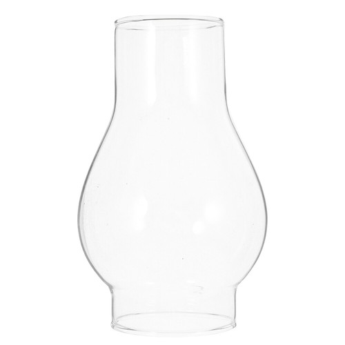 Angoily Abat-jour En Verre Transparent De Remplacement Pour Lampe à Pétrole De Cheminée Vintage Pour éclairage D'urgence Et Utilisation Décorative