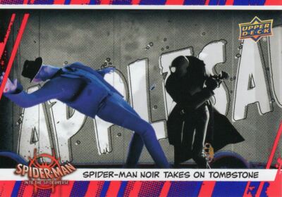 Spider-Man Into the Spider-Verse Peter Parker Red Parallel Base Card #78