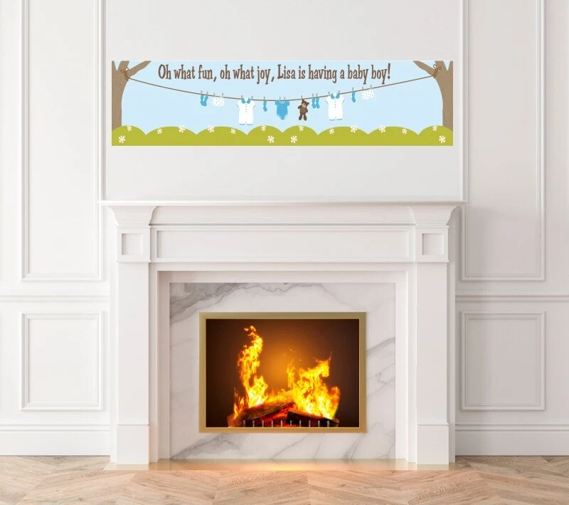 Tendedero Es un Bebé - Banner Estampado Baby Shower - Banner Bebé Interior Exterior Foto 3 de 3