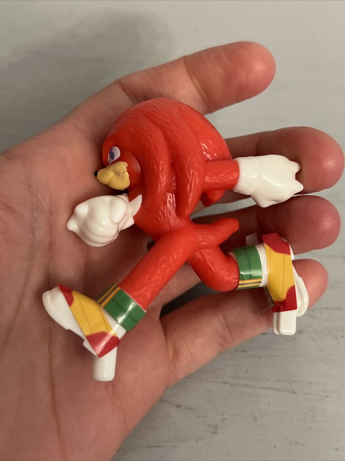 Knuckles The Echidna - Sonic the Hedgehog Super Posers wave 2 Action Figure  - Arte em Miniaturas