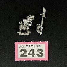 SKAVEN STORMVERMIN METAL OOP HALBERD WARHAMMER AGE OF SIGMAR THE OLD WORLD