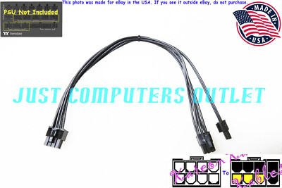  24'' Thermaltake Toughpower GF3 1650W CPU or GPU Power Cable (Send Note)