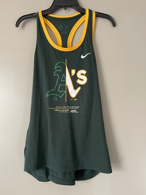 売れ筋商品|||ナイキ カットソー トップス レディース Women's Green Oakland Athletics Tech Tank Top Green Nike Women's Oakland Athletics Baseball Green Team Cotton