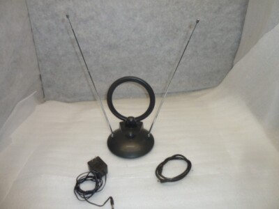 Radio Shack Amplified Indoor Antenna UHF/VHF/FM 15-1838 | eBay