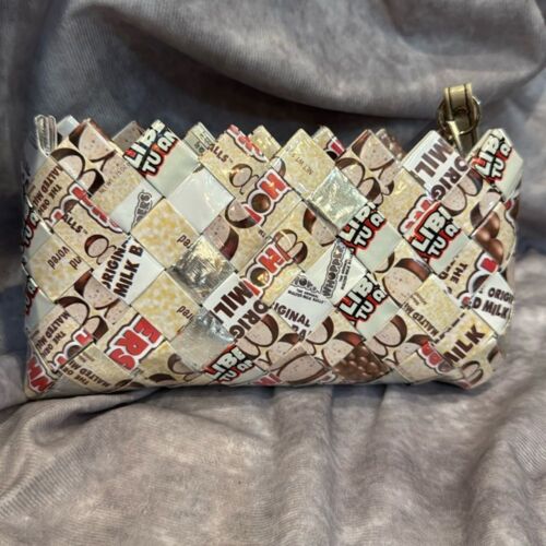Nahui Ollin WHOPPERS Bubble Gum Wrapper Wristlet/Clutch with