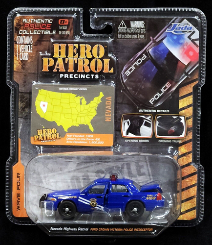 Jada Ford Crown Victoria Police Interceptor Nevada Highway Hero Patrol Car - Picture 2 of 2