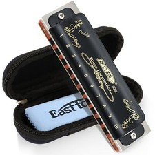 EASTTOP Paddy T008K 10Hole Diatonic Blues Harmonica Harp Paddy Mouth Organ Gift