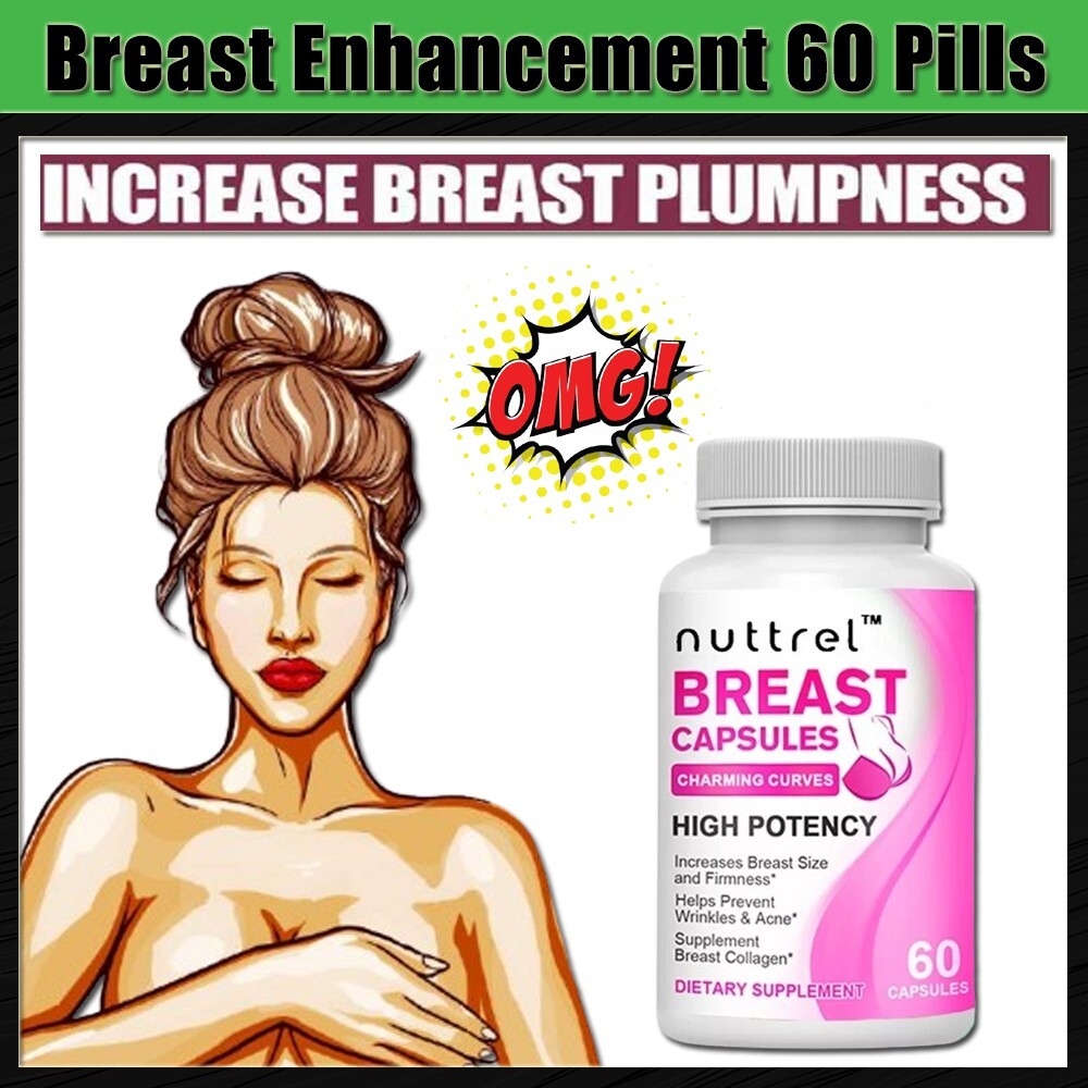 Breast Maxx Natural Breast Enhancement 60 Pills for Men and Women Growth Bigger