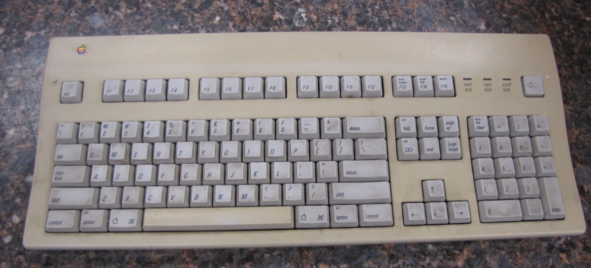 【新品未使用】 Apple Extended Keyboard Ⅱ マック APPLE Extended Keyboard II M3501, 1990, Untested, **Missing Cord
