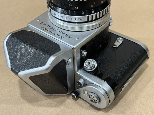 Hanimex Praktica 66 Vintage Medium Format Camera w/80mm f/2.8 Jena - Rare - Picture 5 of 11