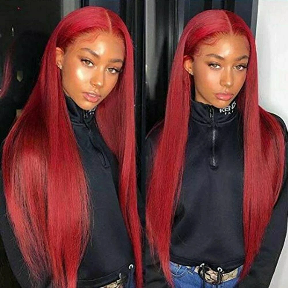 Best red lace front wigs cheap