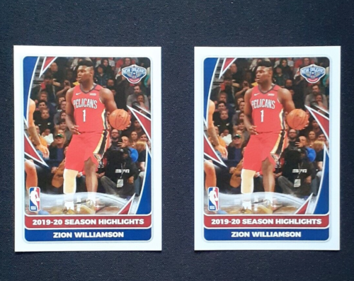 PANINI NBA - Zion Williamson - RARE - ROOKIE - LOT 2 CARD  2020-2021 - MINT PSA? - Afbeelding 1 van 2