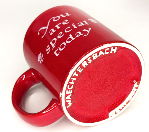 Coffee Mug Warchtersbach Germany You Are Special Today Red 10oz. Cup - Picture 3 of 5