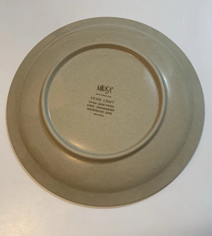 "Plato de repuesto Mikasa Stone Craft Sand Piper beige 8,5"" almuerzo ensalada CF404" Foto 2 de 4